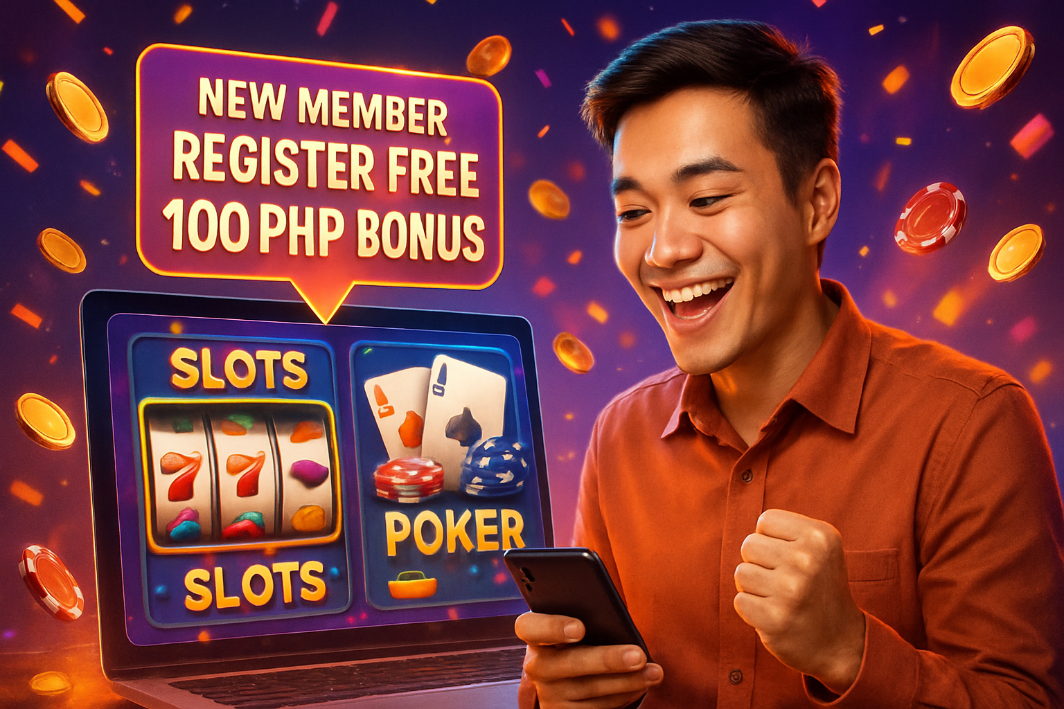 Your Passport to Fun: Claim Your New Member Register Free 100 PHP Bonus!